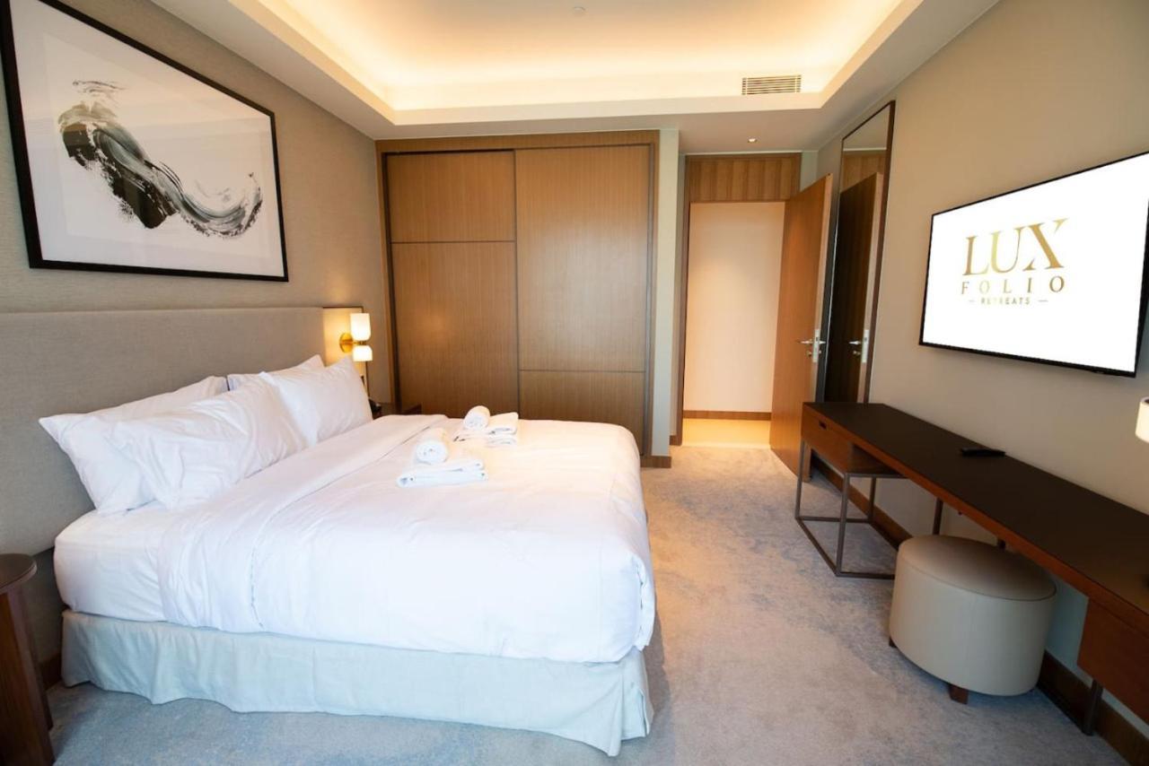 Gorgeous High Floor 3-Bed With Full Burj View Daire Dubai Dış mekan fotoğraf