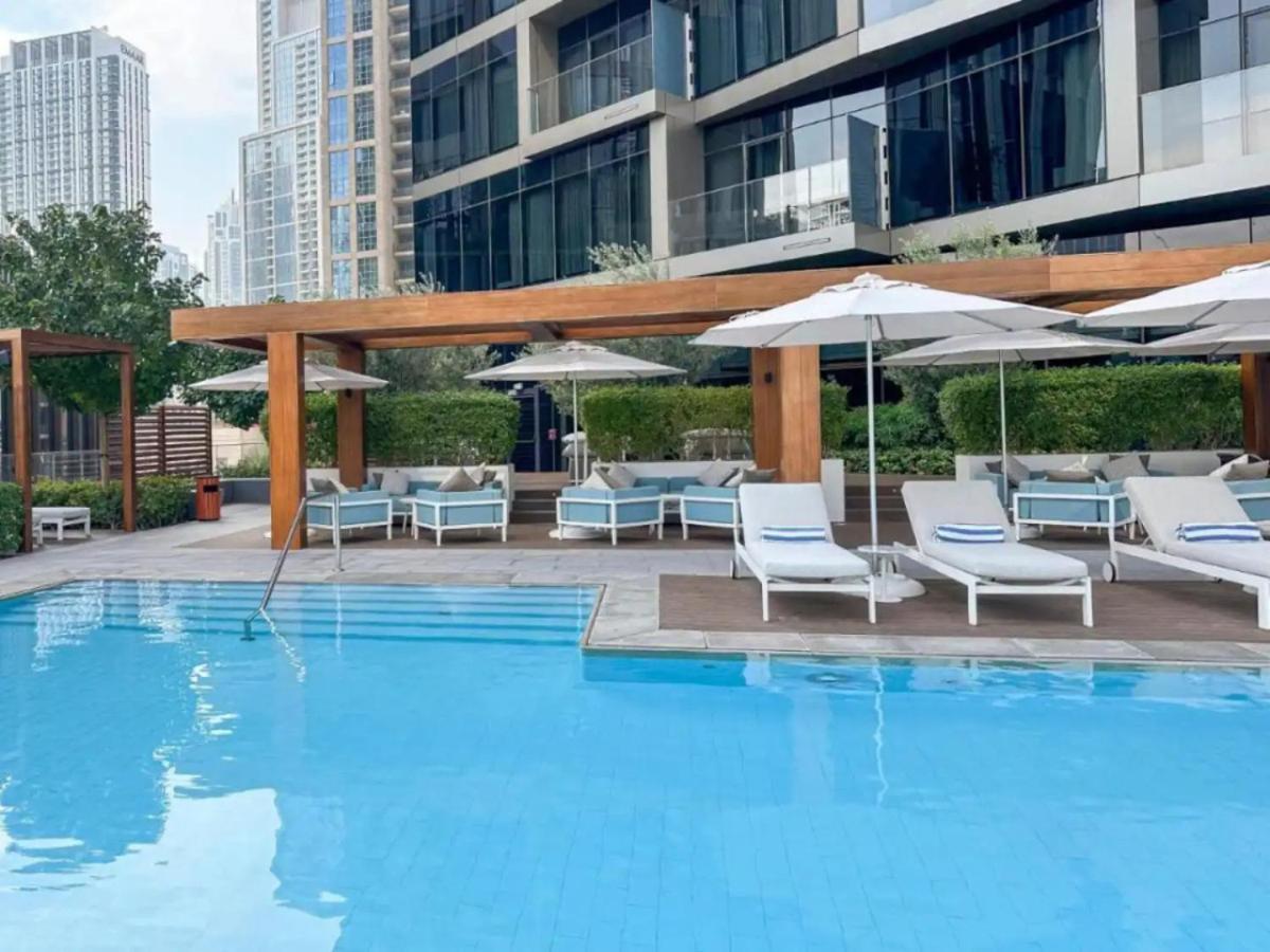 Gorgeous High Floor 3-Bed With Full Burj View Daire Dubai Dış mekan fotoğraf